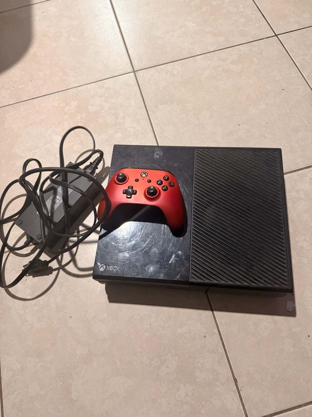 Microsoft Xbox One 1540 Console Bundle with Red PowerA Controller